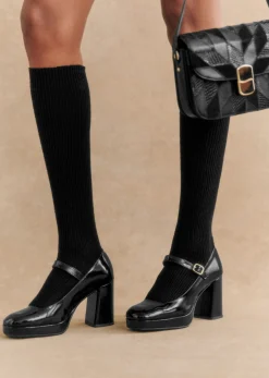 Georgia High Heeled Mary Janes