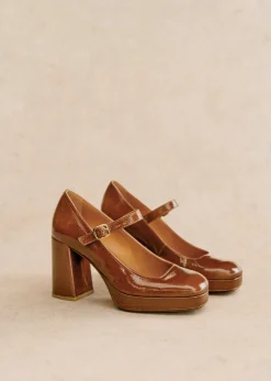 Georgia High Heeled Mary Janes