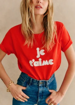 Je T'aime T-Shirt - Pink Creation