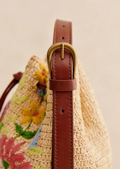Mini Farrow Raphia Bucket