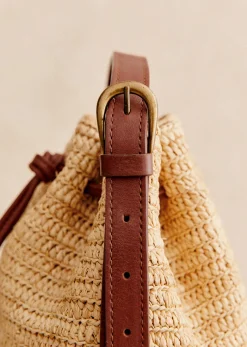 Mini Farrow Raphia Bucket
